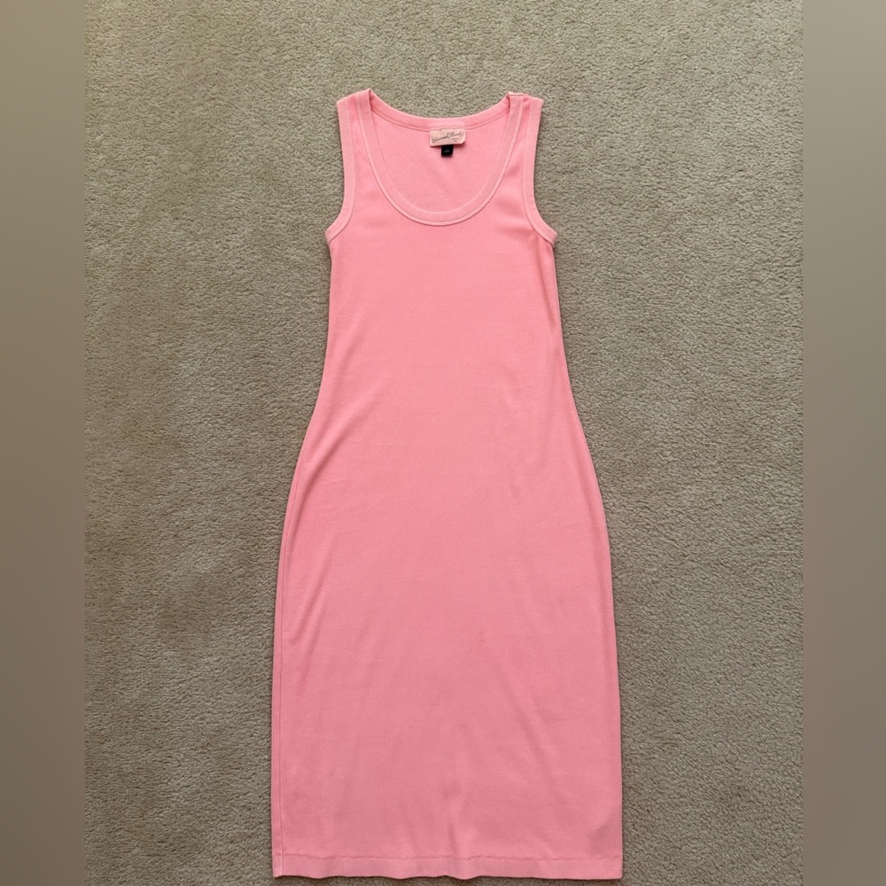 Universal Thread Pink Ribbed Tank Top - Picture 2 of 5